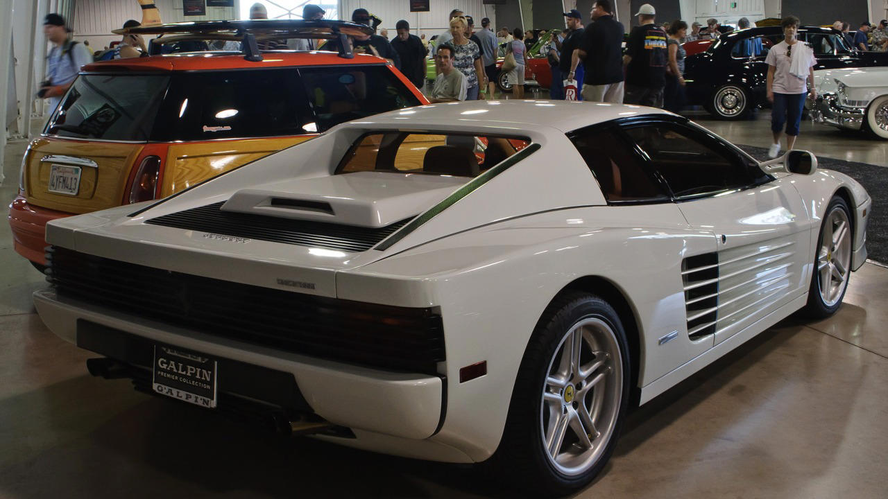 The 1989 Ferrari Testarossa offers both design and performance