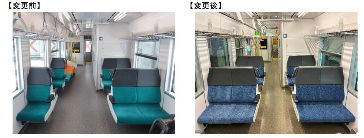 特別快速「大雪」H100形の座席が増加＆快適化!オホーツクブルーで彩る新仕様