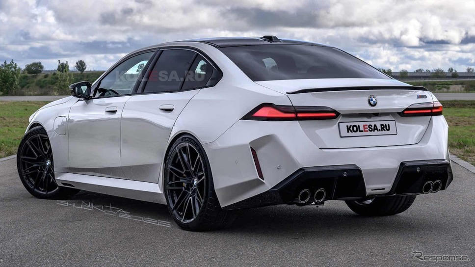 BMW『M5』新型、最終デザインをプレビュー! 最大750馬力のV8ツインターボ搭載