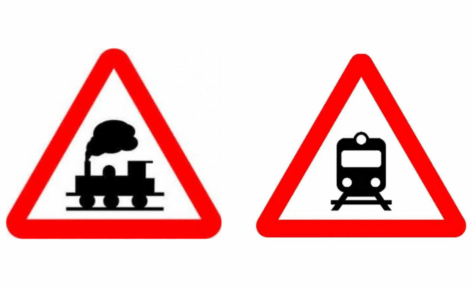 Sólo los buenos conductores saben la diferencia entre estas dos señales: ¿cuál es?