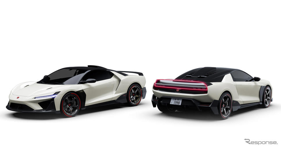 「初代を感じて好き」ホンダ公認の『NSXトリビュート』にSNS沸く、リアの造形に「NA型を受け継いでる」