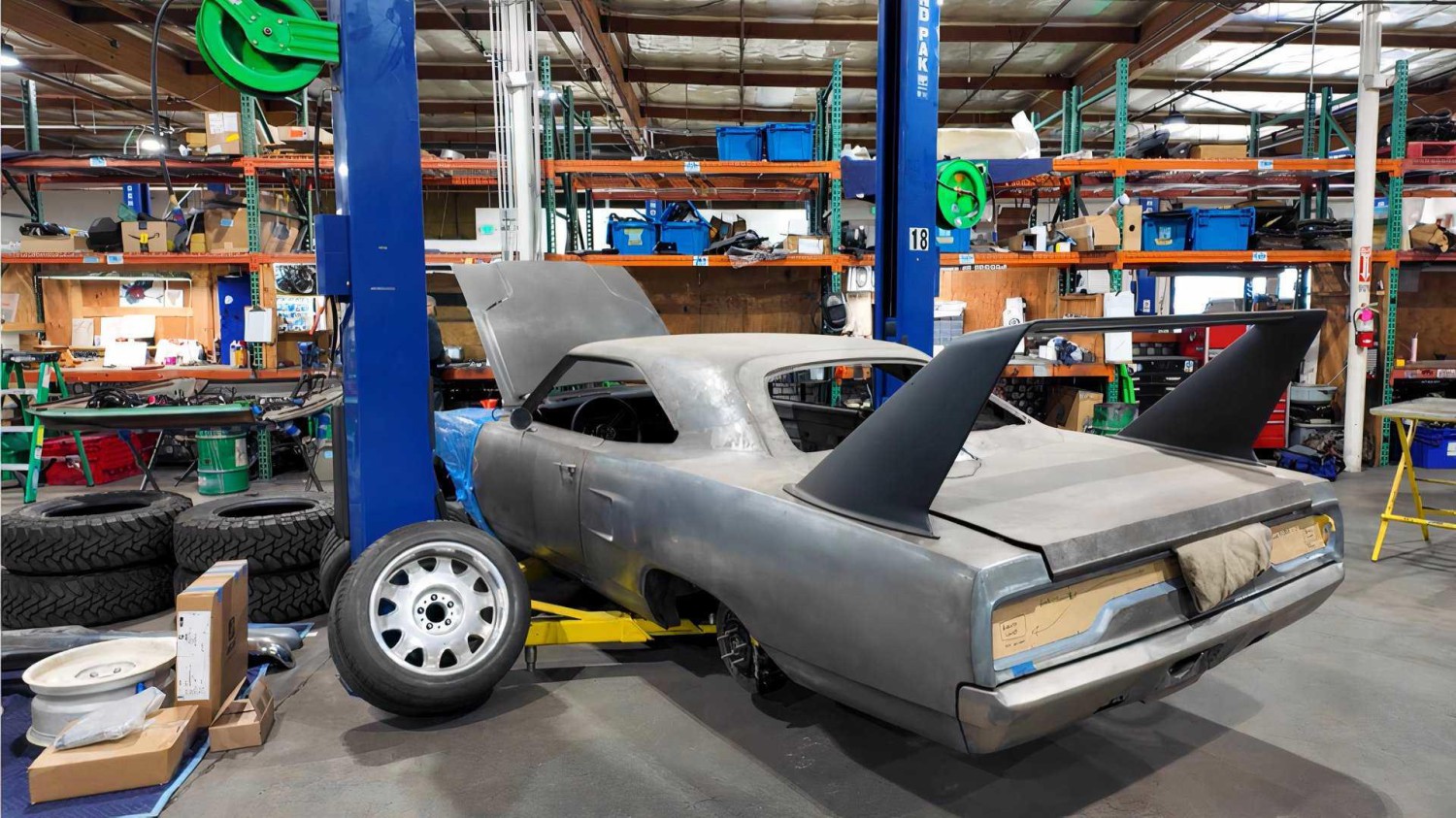 1970 Plymouth Superbird restomod gets Hellcat Hemi engine