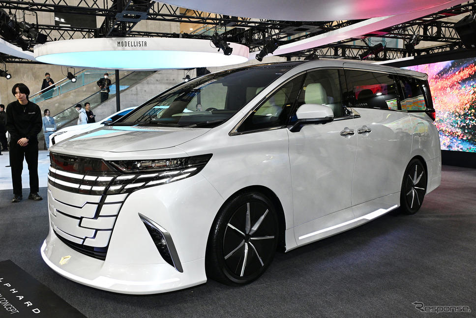 メッキギラギラじゃない「アルファード」にSNSも「時代変わった」と注目!モデリスタが魅せた新デザイン表現とは