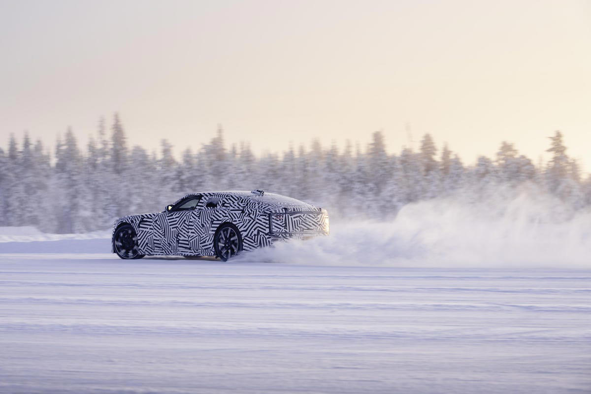 Jaguar tunes 1,000-horsepower electric GT in extreme cold