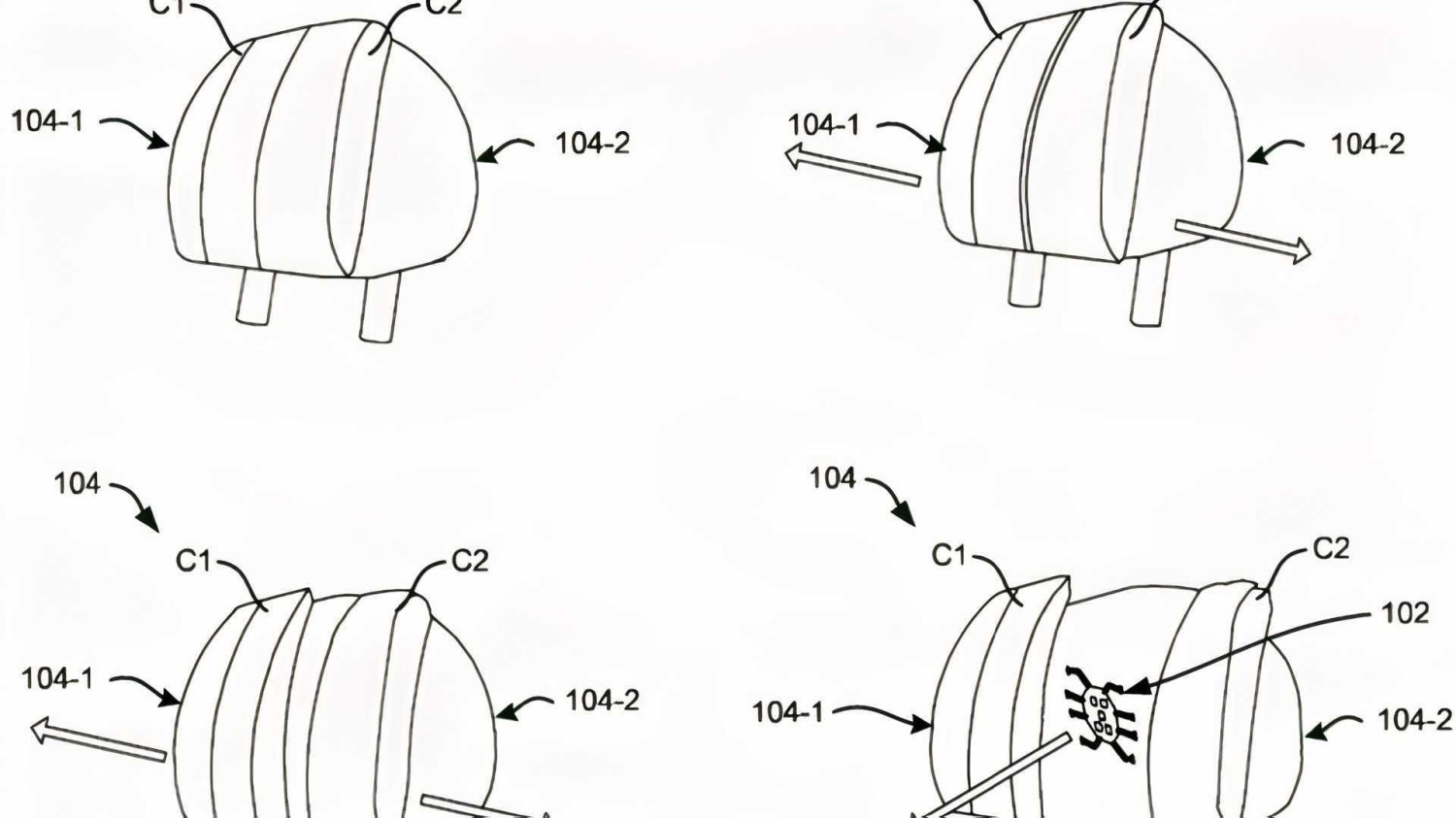 Mercedes files a second patent for a bizarre seat-mounted head massager