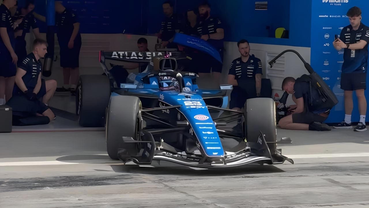 Sainz y Albon vuelven a subirse al Williams FW48 antes del test de Baréin