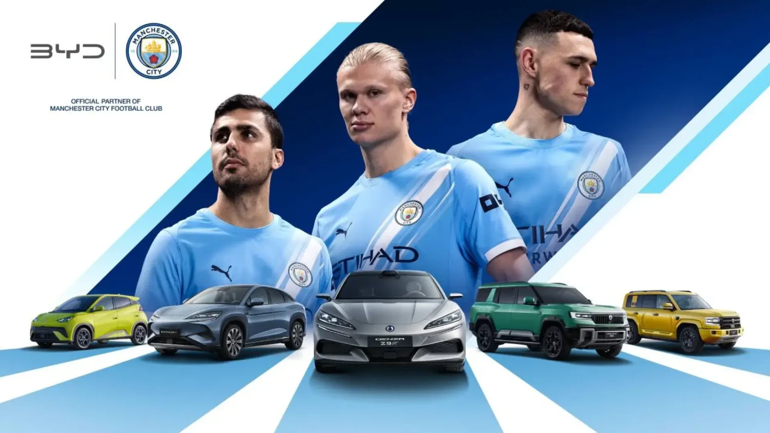BYD, BYD ficha por el Manchester City de Pep Guardiola: estos serán los nuevos coches eléctricos de Haaland, Rodri y los demás jugadores