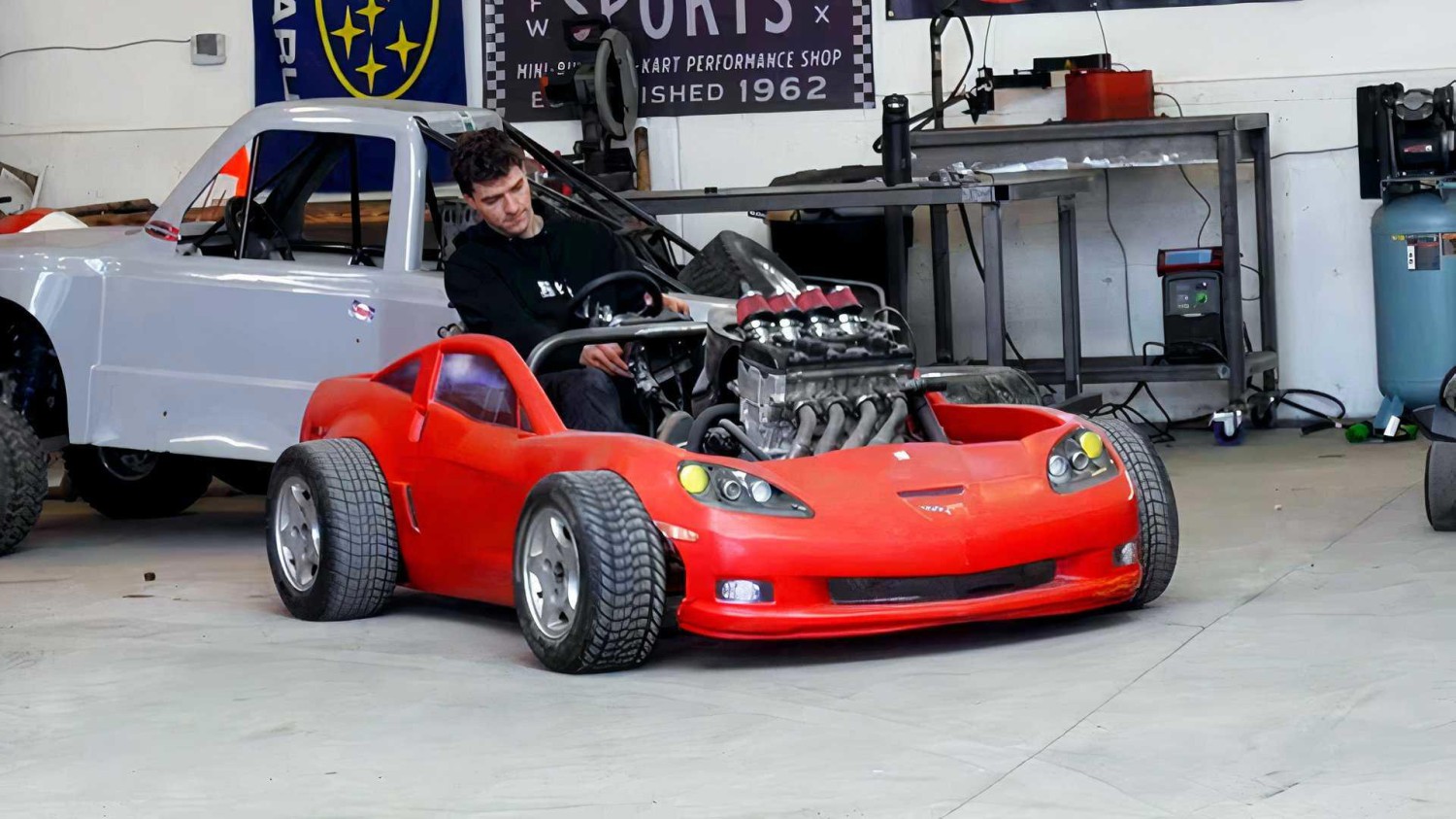 This 130-HP Corvette bed is the ultimate man-child machine