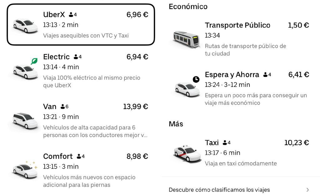 Pagar menos por un Uber ya es posible, pero no de la forma habitual