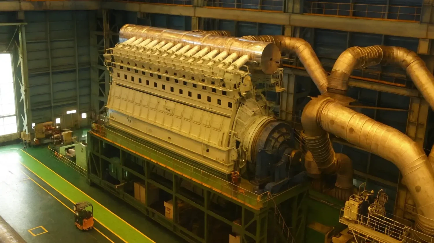 El motor diésel más potente del mundo tiene 108.000 CV y consume 14 toneladas de diésel por hora. Es el Wärtsilä RT-flex96C