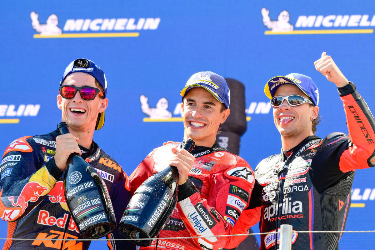 Pedro Acosta y su duro mensaje a KTM que incluye a Marc Márquez y Jorge Martín: "Ducati y Aprilia lideran"