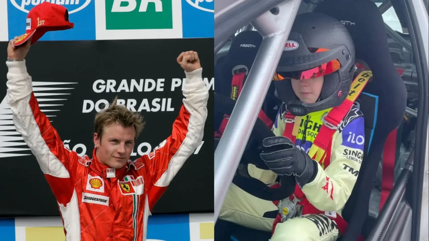El legado de Kimi Raikkonen está a salvo: su hijo de 11 años deslumbra a todos pilotando sobre la nieve