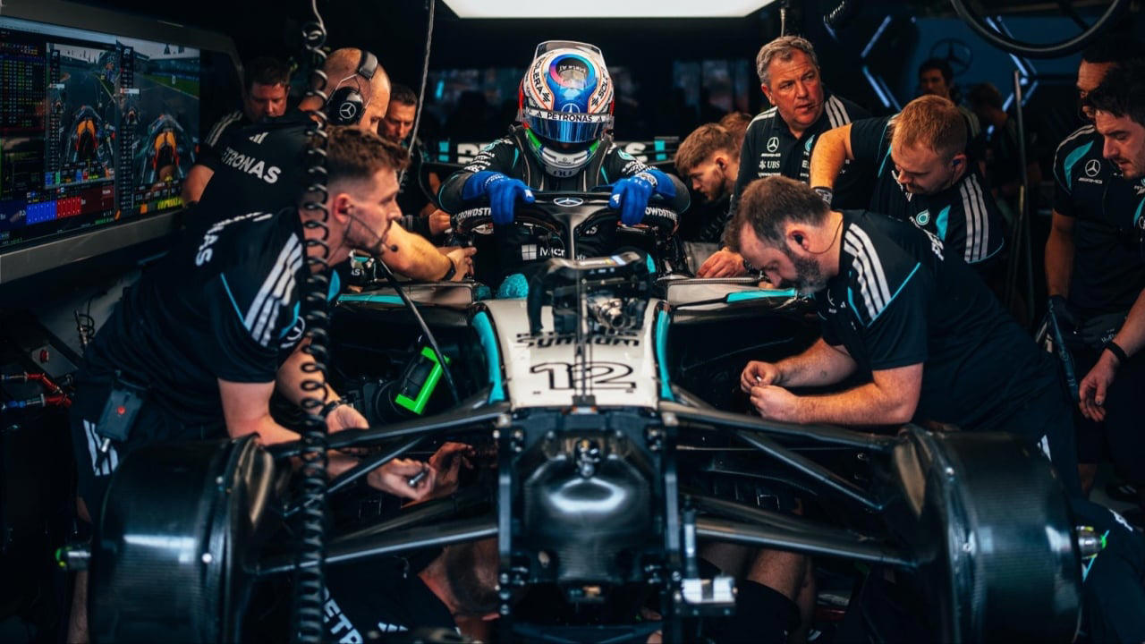 La suerte está con Antonelli: de un accidente a escapar de una penalización y un momento surrealista, saliendo 2º en Albert Park