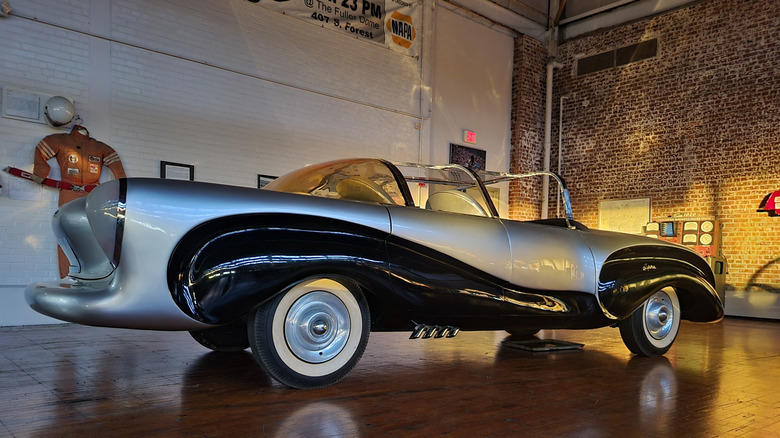 The 1957 Aurora safety car looks ready to scoop up krill into its gaping maw