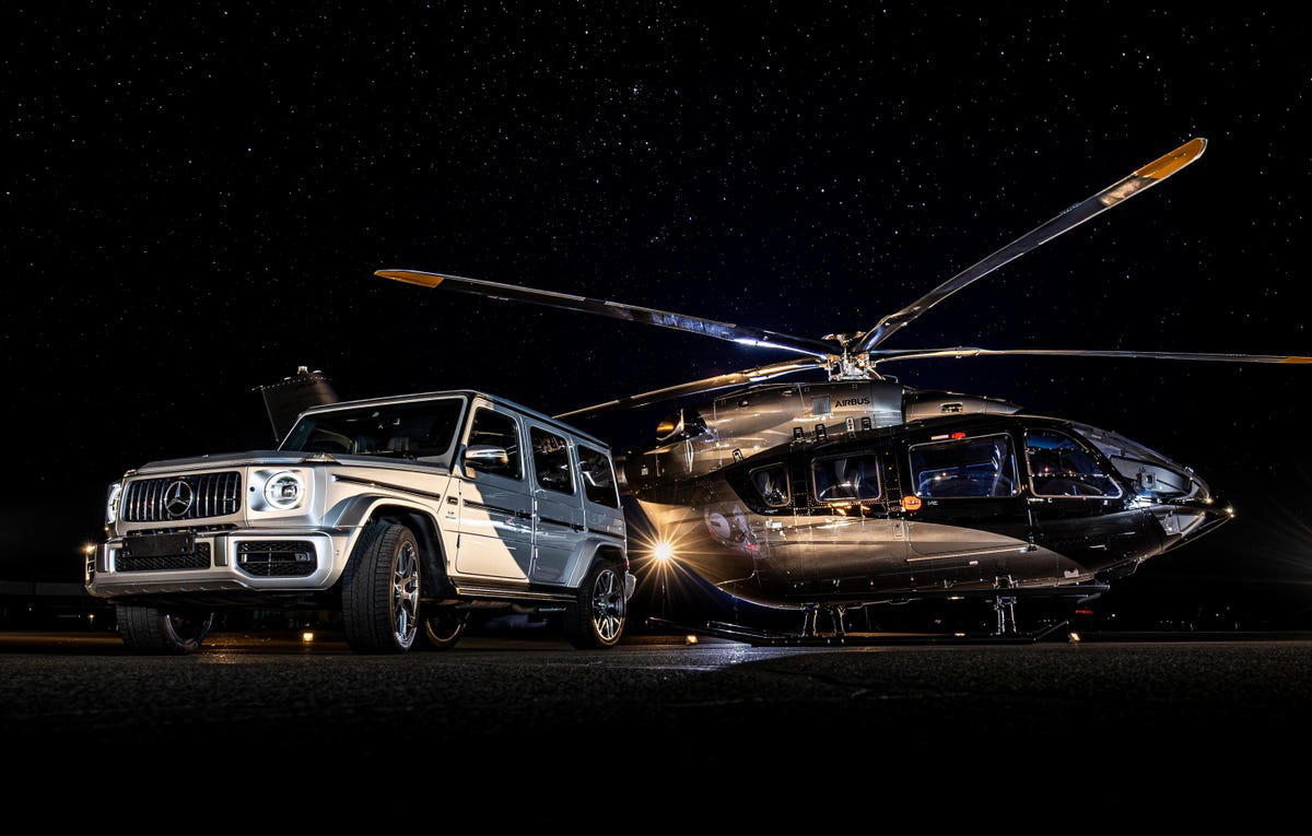 Este helicóptero de Airbus es el accesorio perfecto para tu Mercedes-Benz Clase G