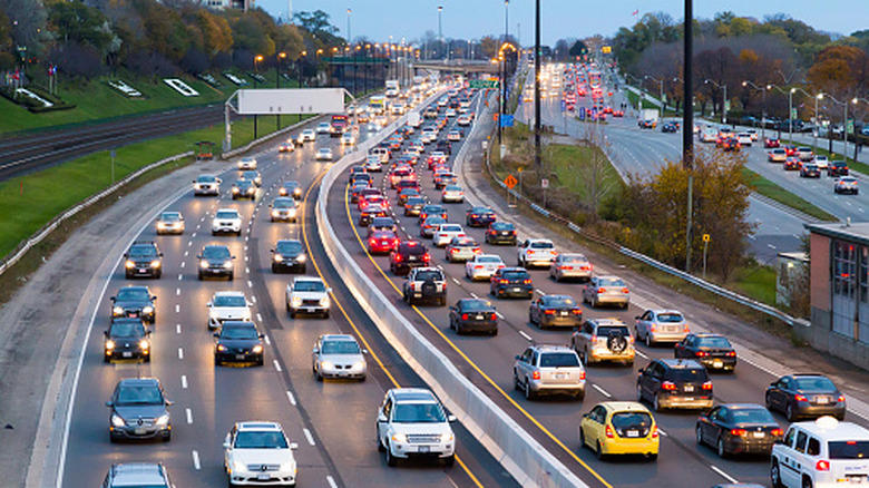 When does following a car become tailgating?