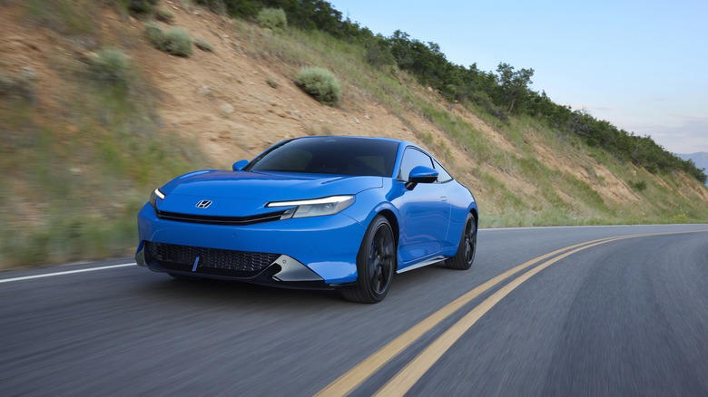 2026 Honda Prelude accelerates only slightly slower than a Civic Hybrid, unless you use S+ shifts in which case it's noticeably slower