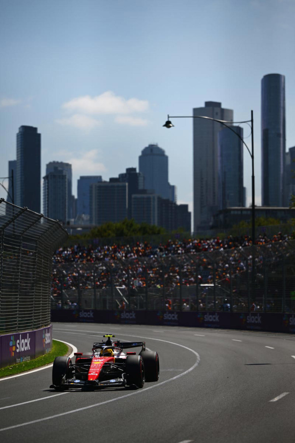 Fred Vasseur, jefe de Ferrari, explica porque Charles Leclerc y Lewis Hamilton no pararon bajo VSC