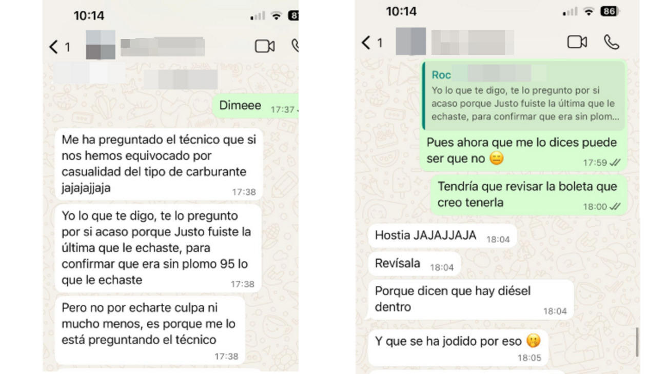 Le prestaron un coche de gasolina y repostó diésel: se equivocó por este detalle y el error le costó muy caro
