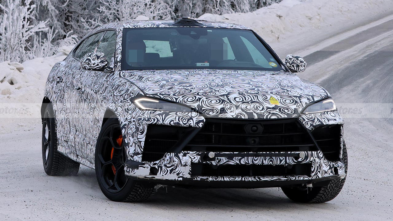 El nuevo Lamborghini Urus Performante 2027 apunta a los 1.000 CV en unas pruebas de invierno con menos camuflaje