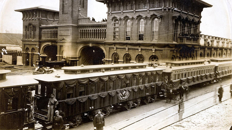 Abraham Lincoln's first ride in this luxurious presidential train car was also his last