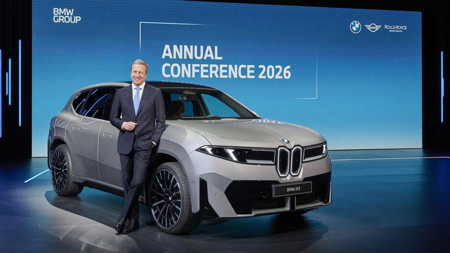BMW boss tosses shade at German rivals in his final speech as chairman