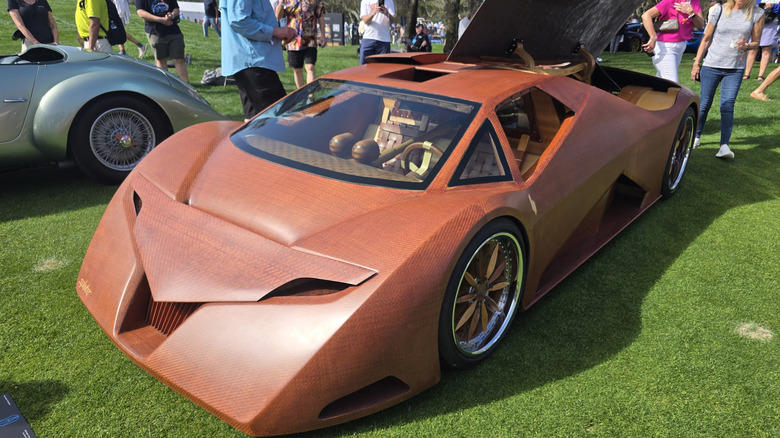 The splinter is an honest-to-goodness drivable sports car made of wood