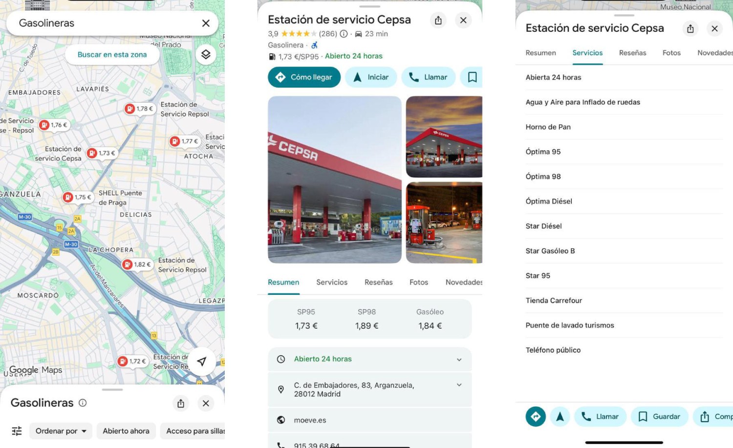 Google Maps ayuda a muchos conductores a pagar menos cada vez que repostan: hay que fijarse en este detalle
