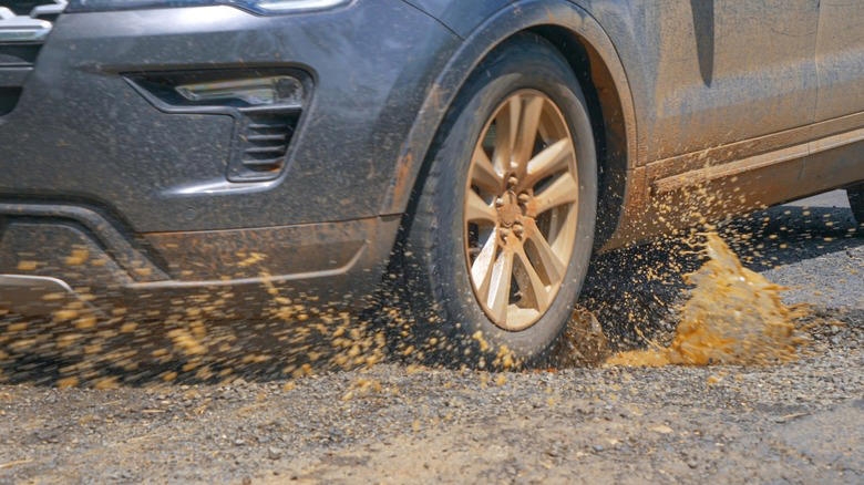 You just hit a pothole, time to pull over and do these things