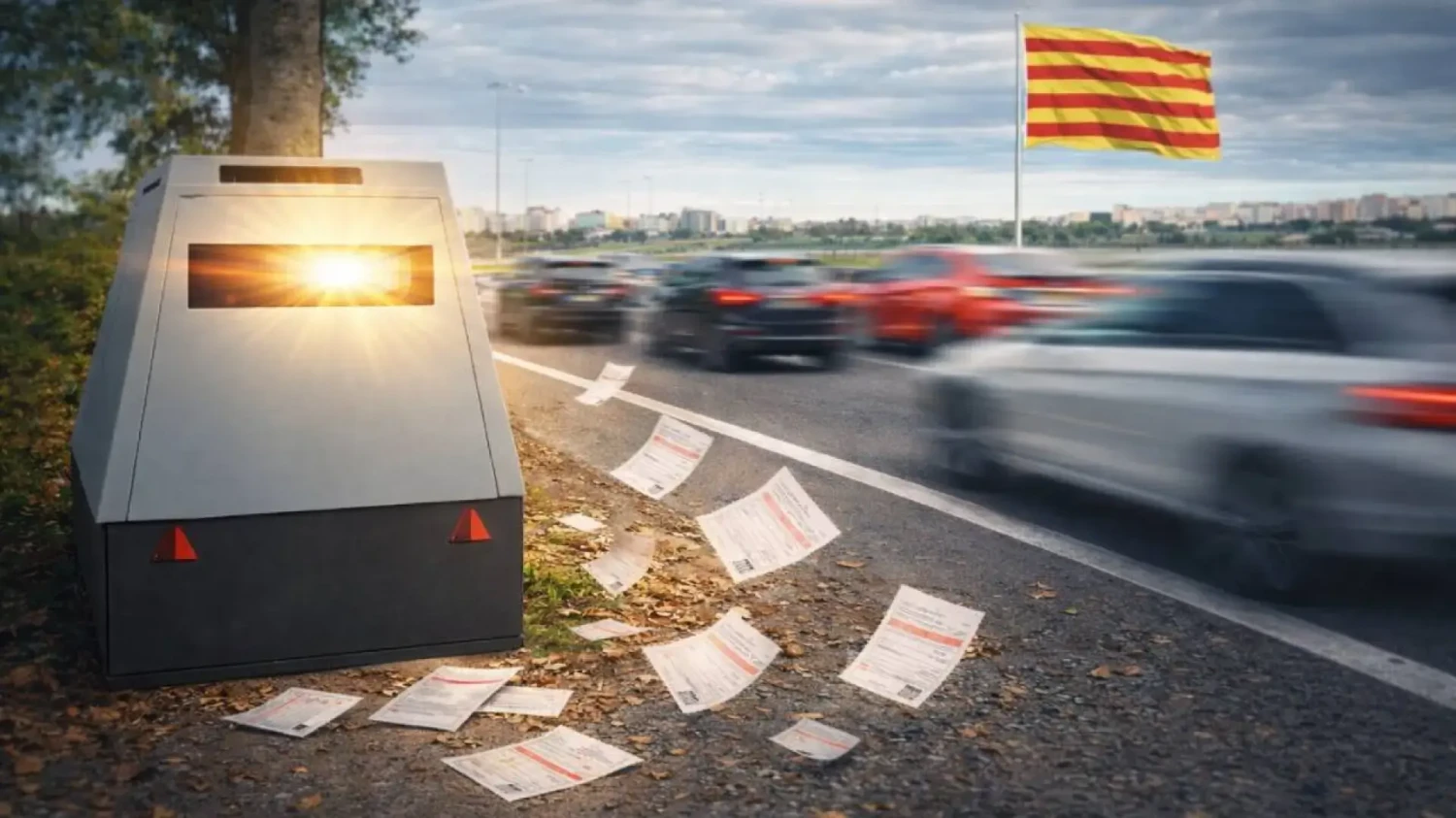 El nuevo radar de remolque de la A2 ya echa fuego: 7 multas en 25 segundos