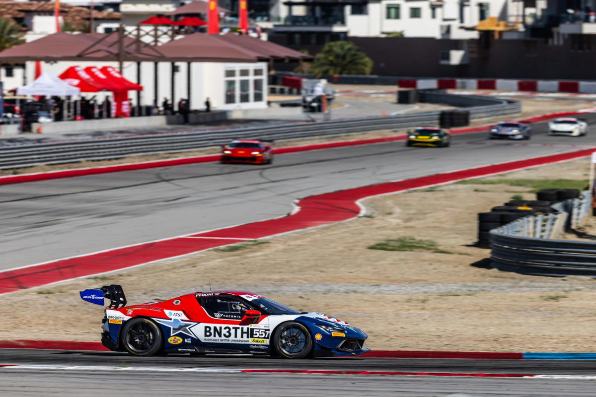 Ferrari racecars took to this desert track last weekend