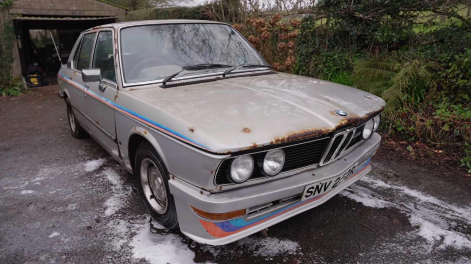 Iconic German super sedan found in barn after 40 years