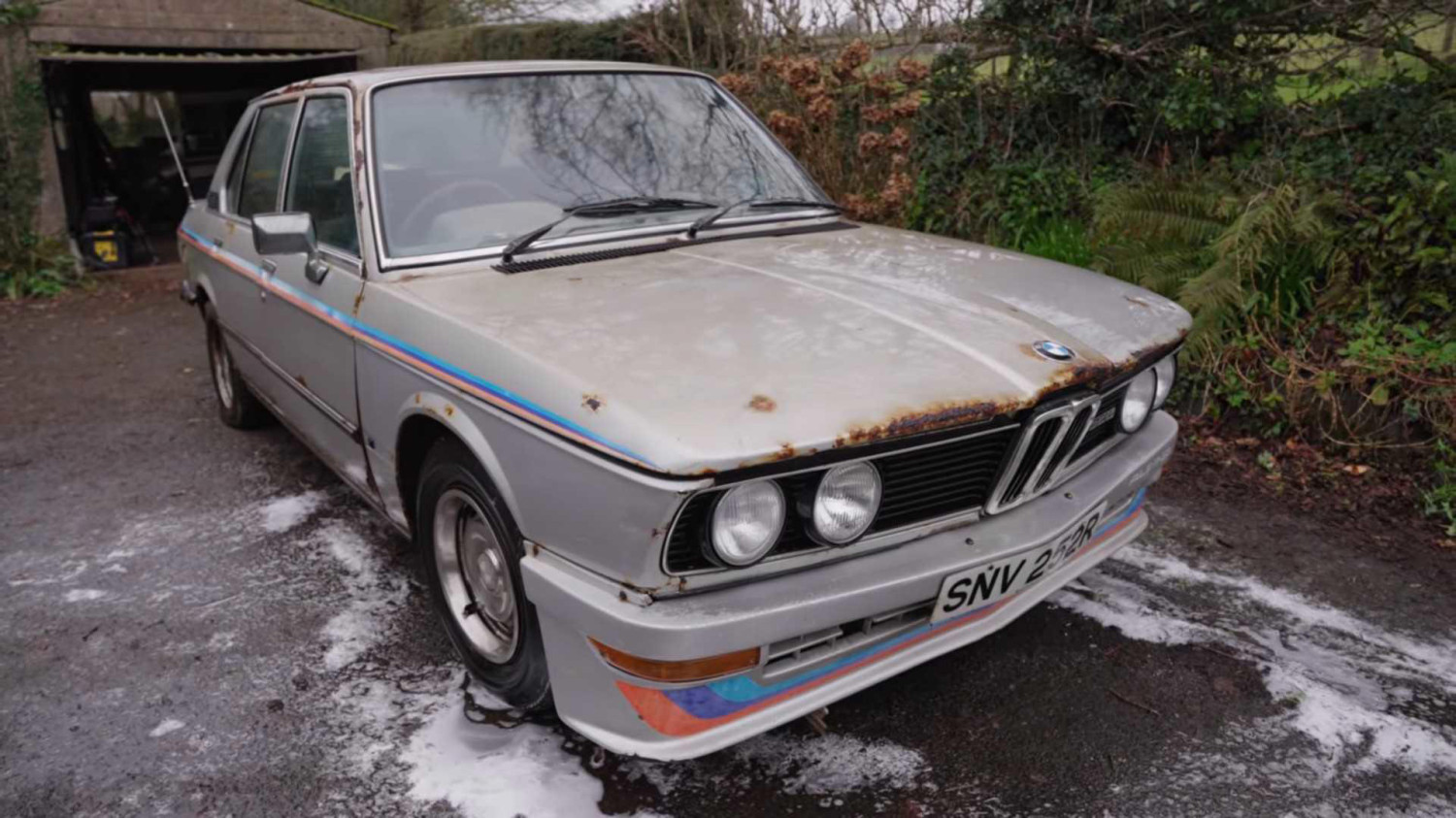 Iconic German super sedan found in barn after 40 years