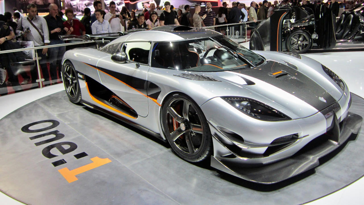 Koenigsegg, Koenigsegg One:1 debuted with 1 megawatt, or 1,360 hp, of power