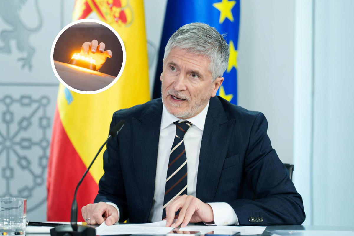 Marlaska aclara cómo se multará por la baliza V‑16: qué sanciona la ley y qué no desde el 1 de enero