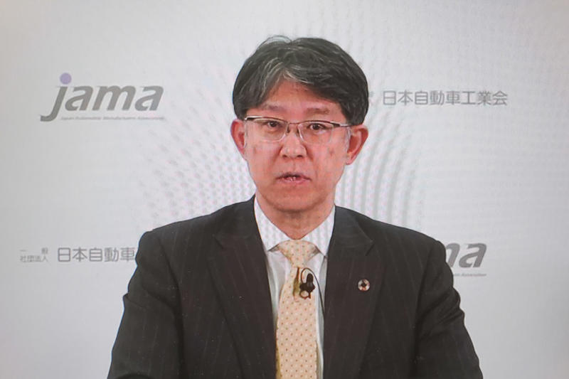 自工会が2026年3月度の会見を実施 産業全体で協調し国際競争力の強化目指す