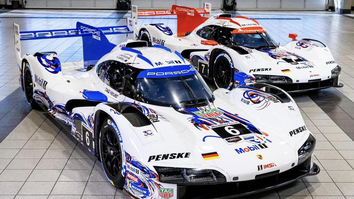 Porsche se pone nostálgico y recupera su decoración 'Mobil' en las 12 horas de Sebring