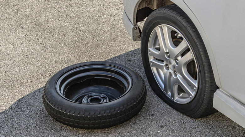 What is the 50-50 rule for spare tires?