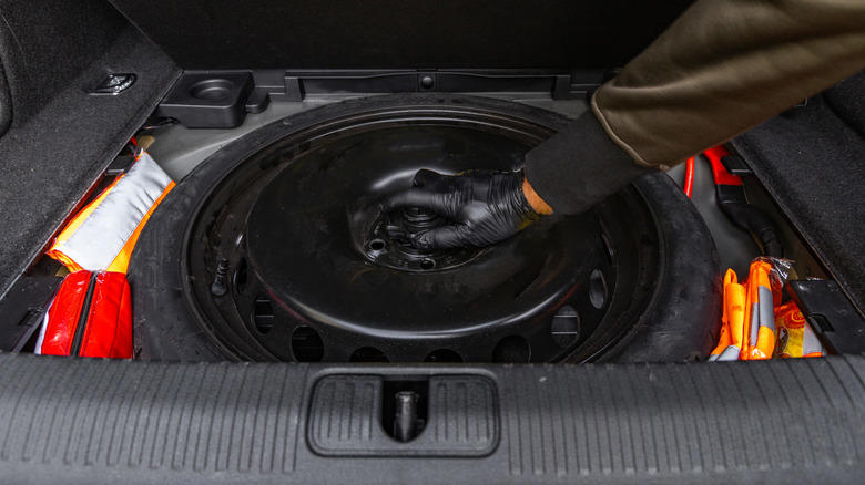 What is the 50-50 rule for spare tires?