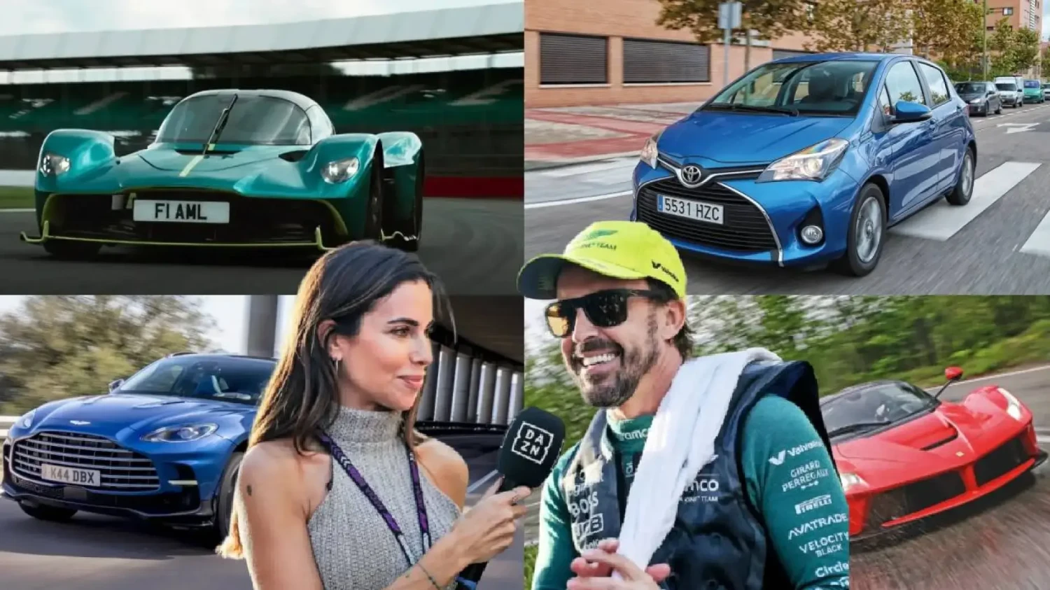 Los superdeportivos que Fernando Alonso y Melissa Jiménez no van a poder usar y los que sí al tener un bebé