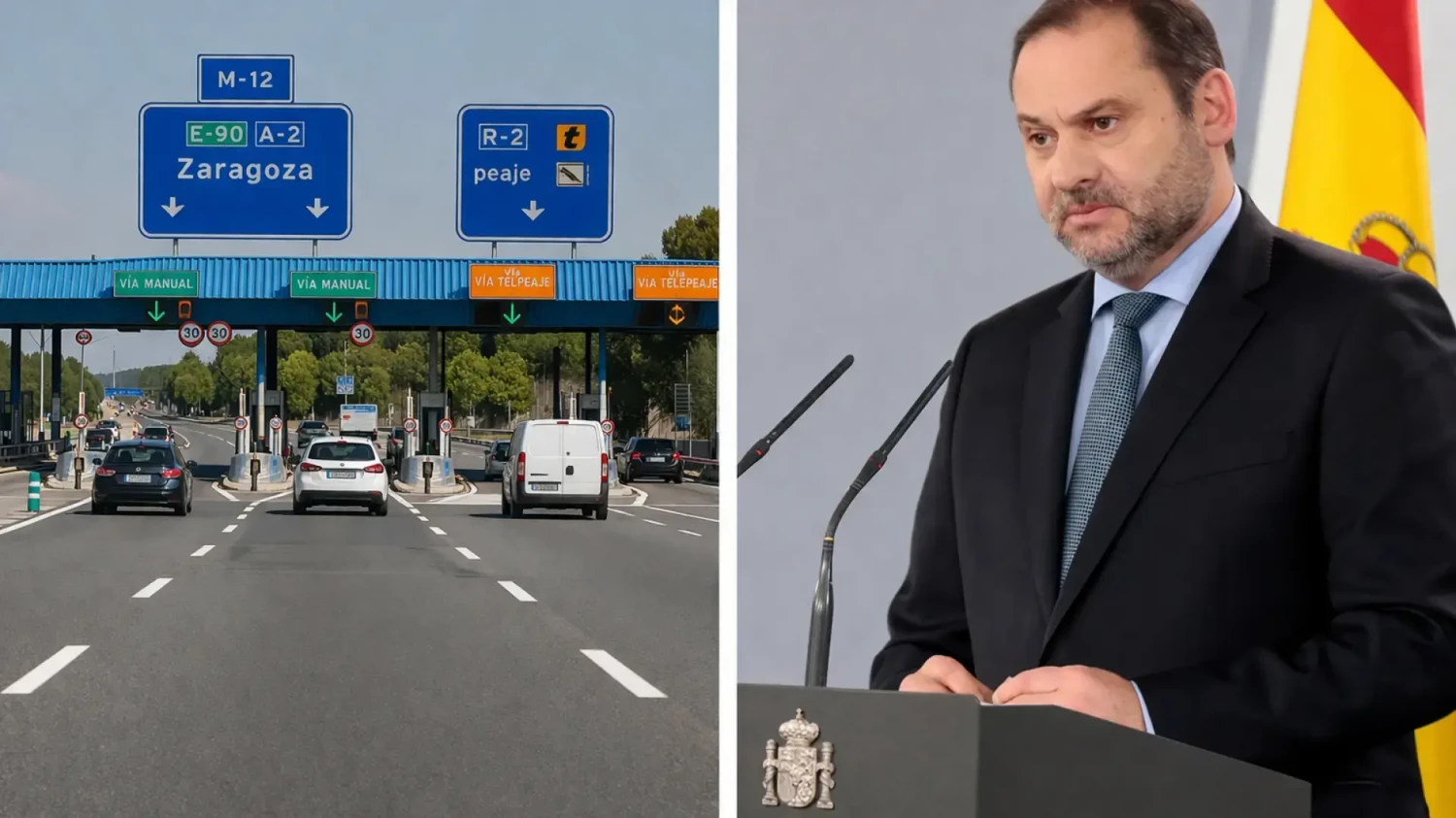 José Luis Ábalos, exministro de Fomento, desde la cárcel: "Me siento muy orgulloso de haber eximido de pagar peajes de autopista"