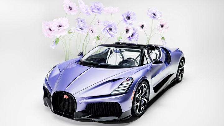Por amor a una hija, un Bugatti único en el mundo: así es el W16 Mistral Caroline