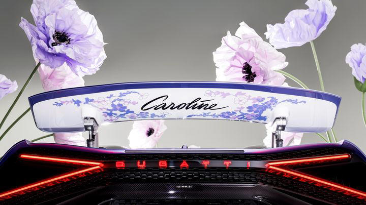 Por amor a una hija, un Bugatti único en el mundo: así es el W16 Mistral Caroline