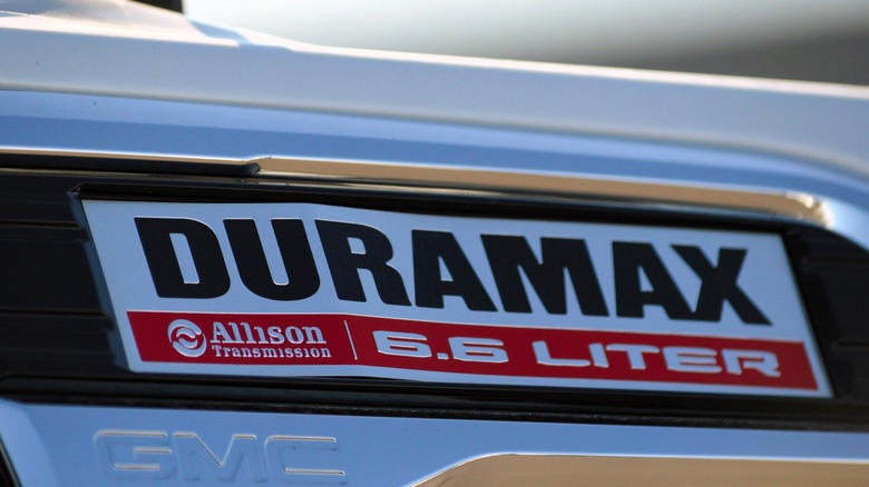 What does the LLY code stand for on Duramax diesel engines?