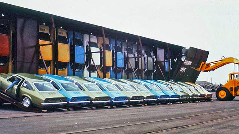 The clever engineering of shipping the Chevy Vega by train