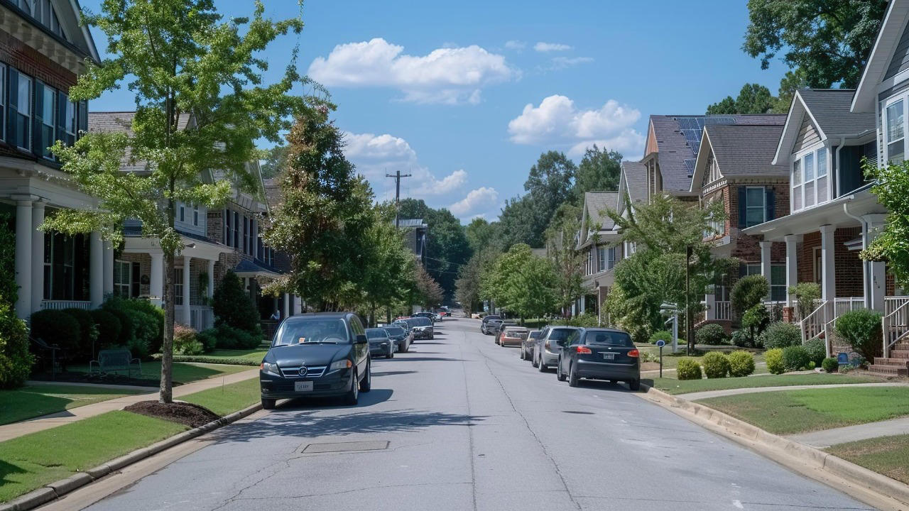 Driver says his neighbor keeps leaving notes about how he parks even though the street has no markings