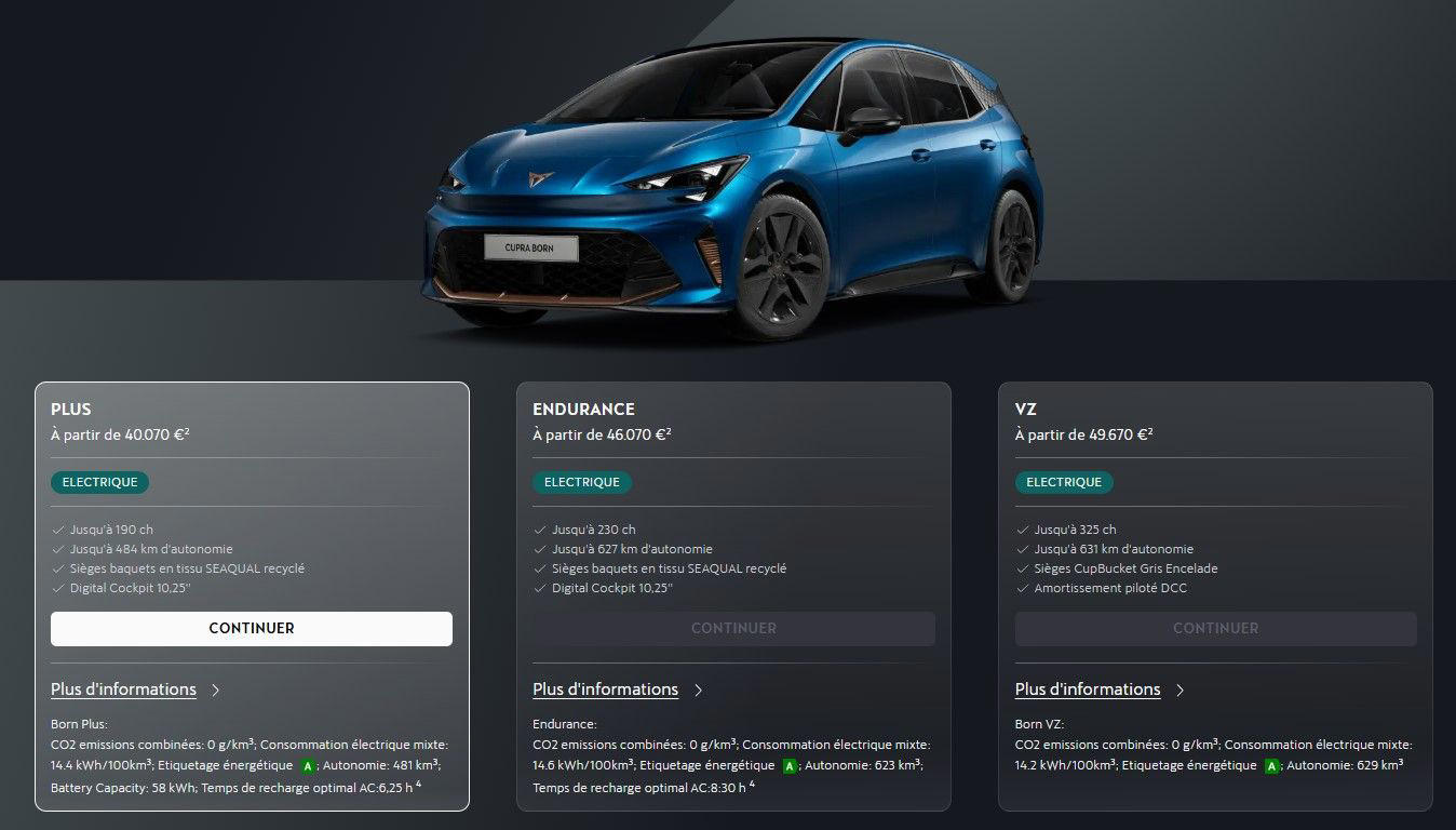 El Cupra Born se renueva con 627 km de autonomía: estos son sus precios en los primeros mercados