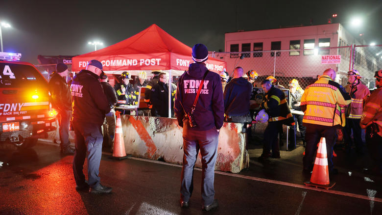 Plane crashes into fire truck at LaGuardia Airport, killing both pilots