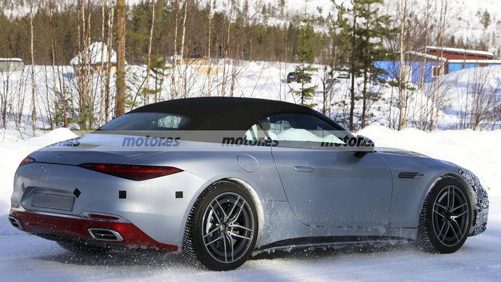 Los Mercedes-AMG SL y Maybach SL 2027 ya están en pruebas: las pistas visibles son pocas, pero muy jugosas