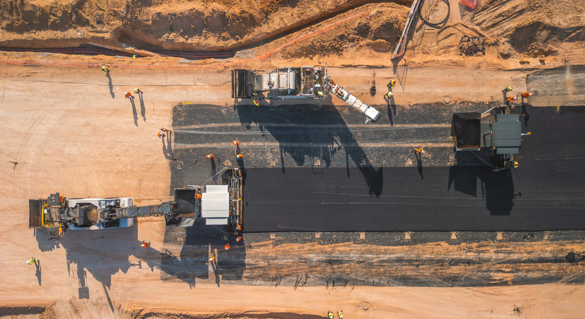 'La Monumental' toma forma: Madring asfalta su curva más impresionante de 550 metros y un peralte extremo del 24%